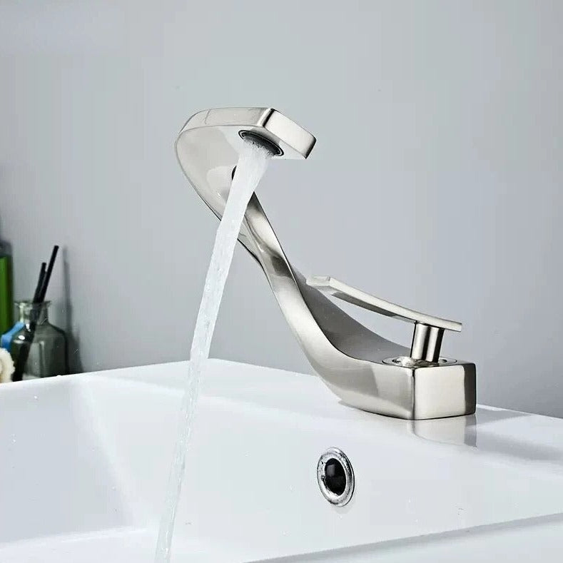 Curved Bathroom Faucet