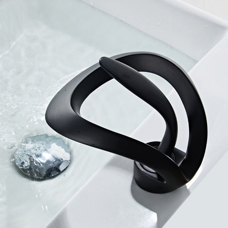 Modern Curved Bathroom Faucet